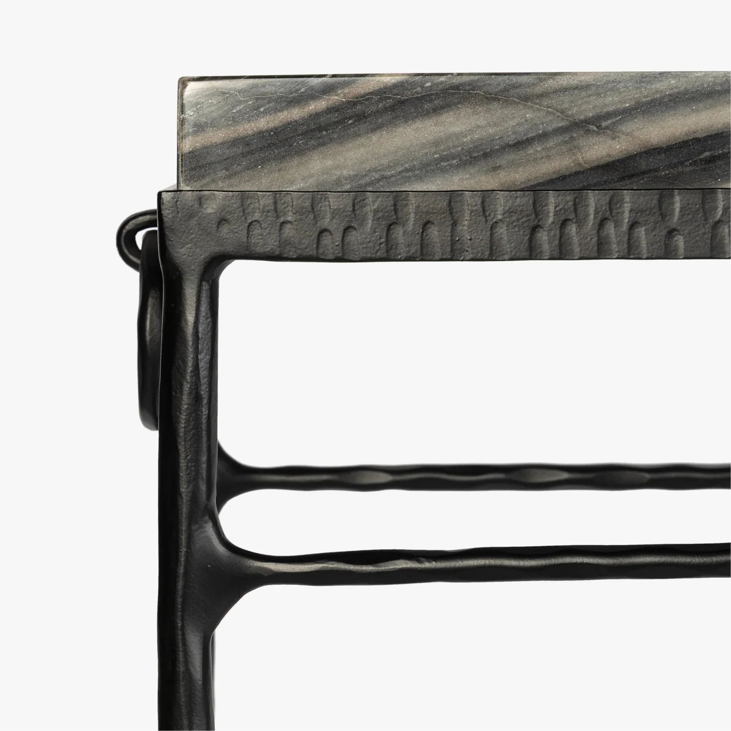 MENO HOME x Co. House Designs Smithfield Black Powder Coated Console Table