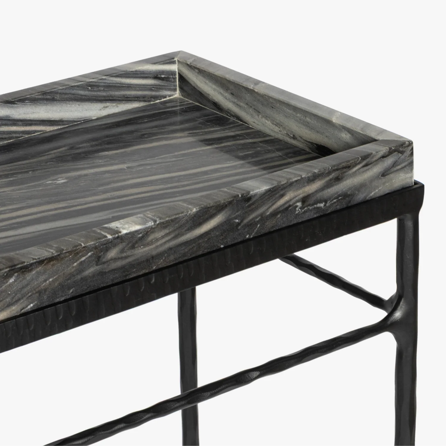 MENO HOME x Co. House Designs Smithfield Black Powder Coated Console Table