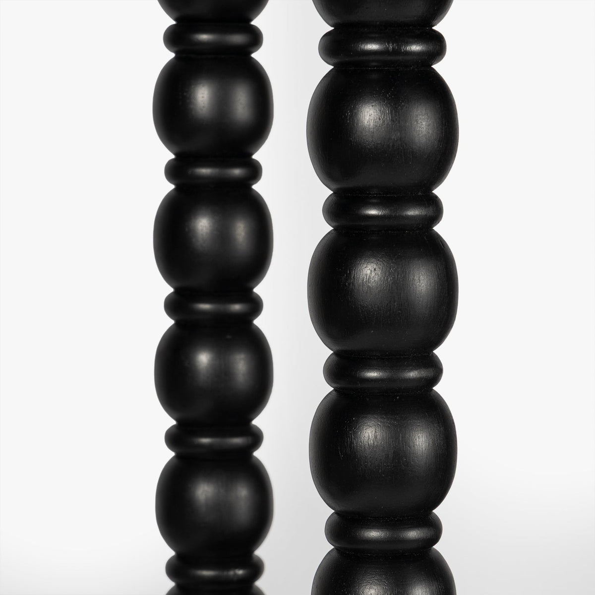 Close-up detail of the Co. House Designs Spindle Black Tall Bookcase (view 3)