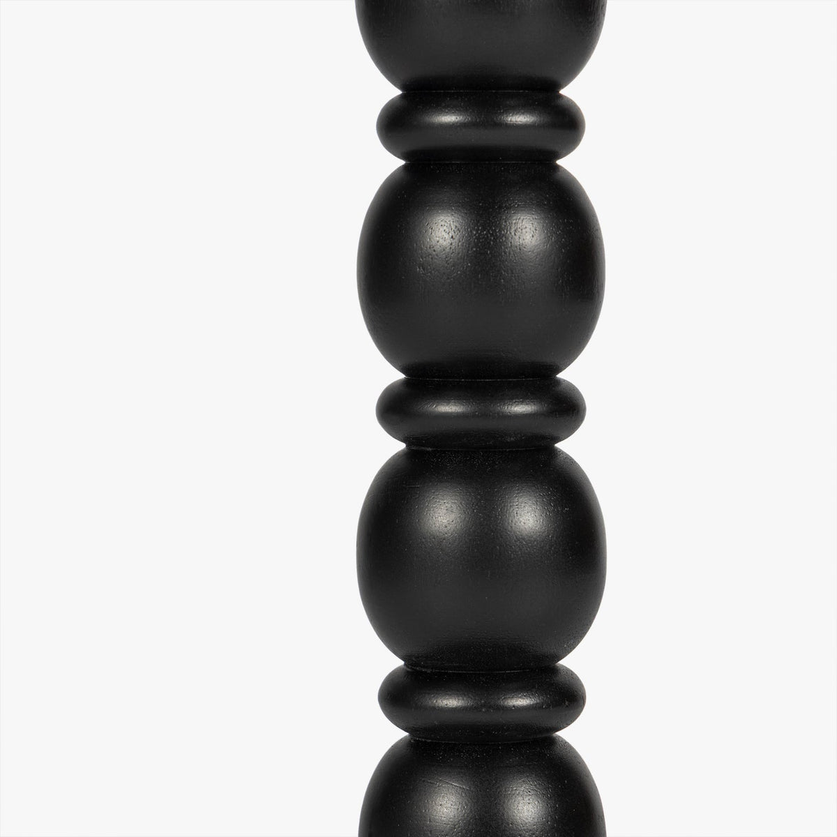 Close-up detail of the Co. House Designs Spindle Black Drink Table (view 3)