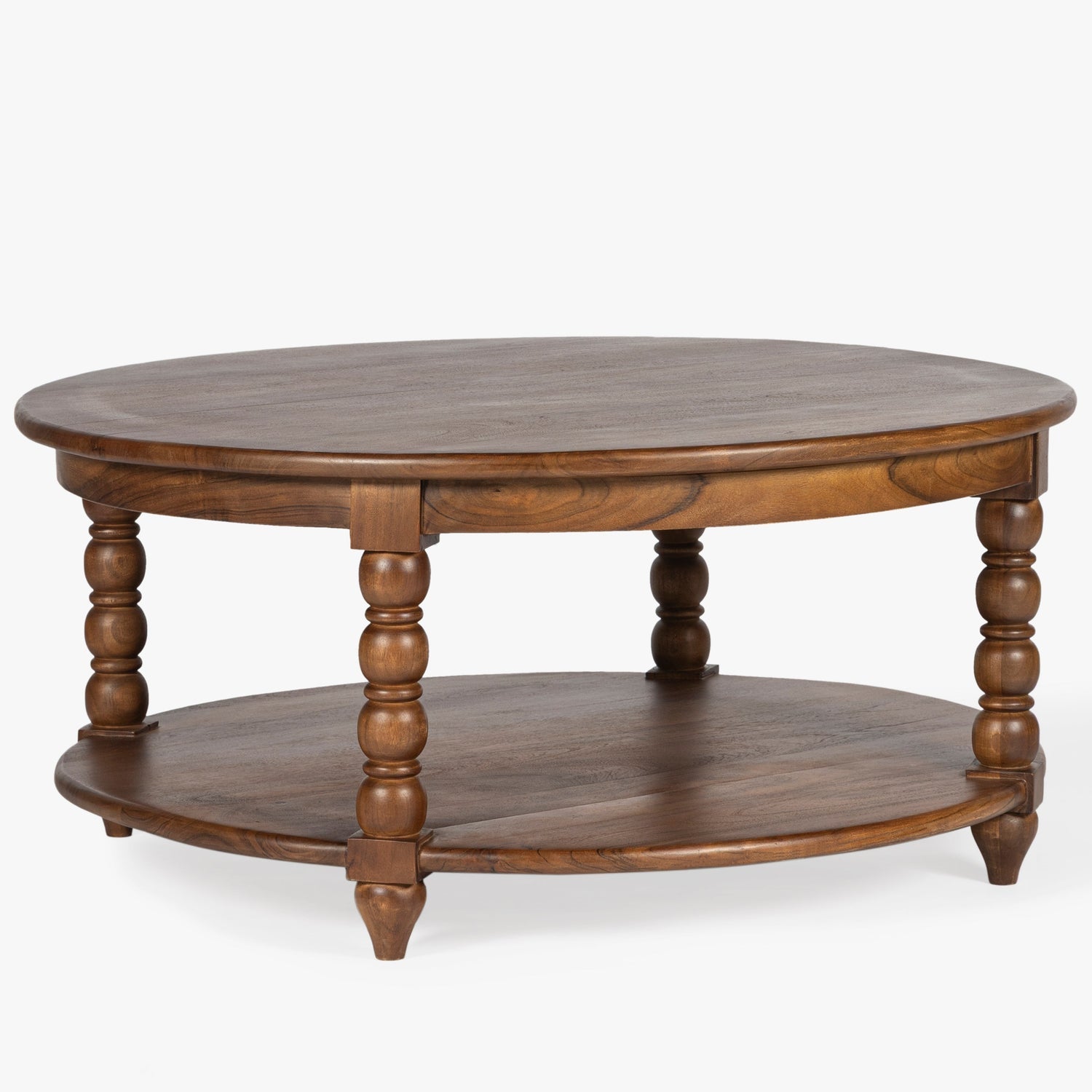 Co. House Designs Spindle Walnut Coffee Table product view