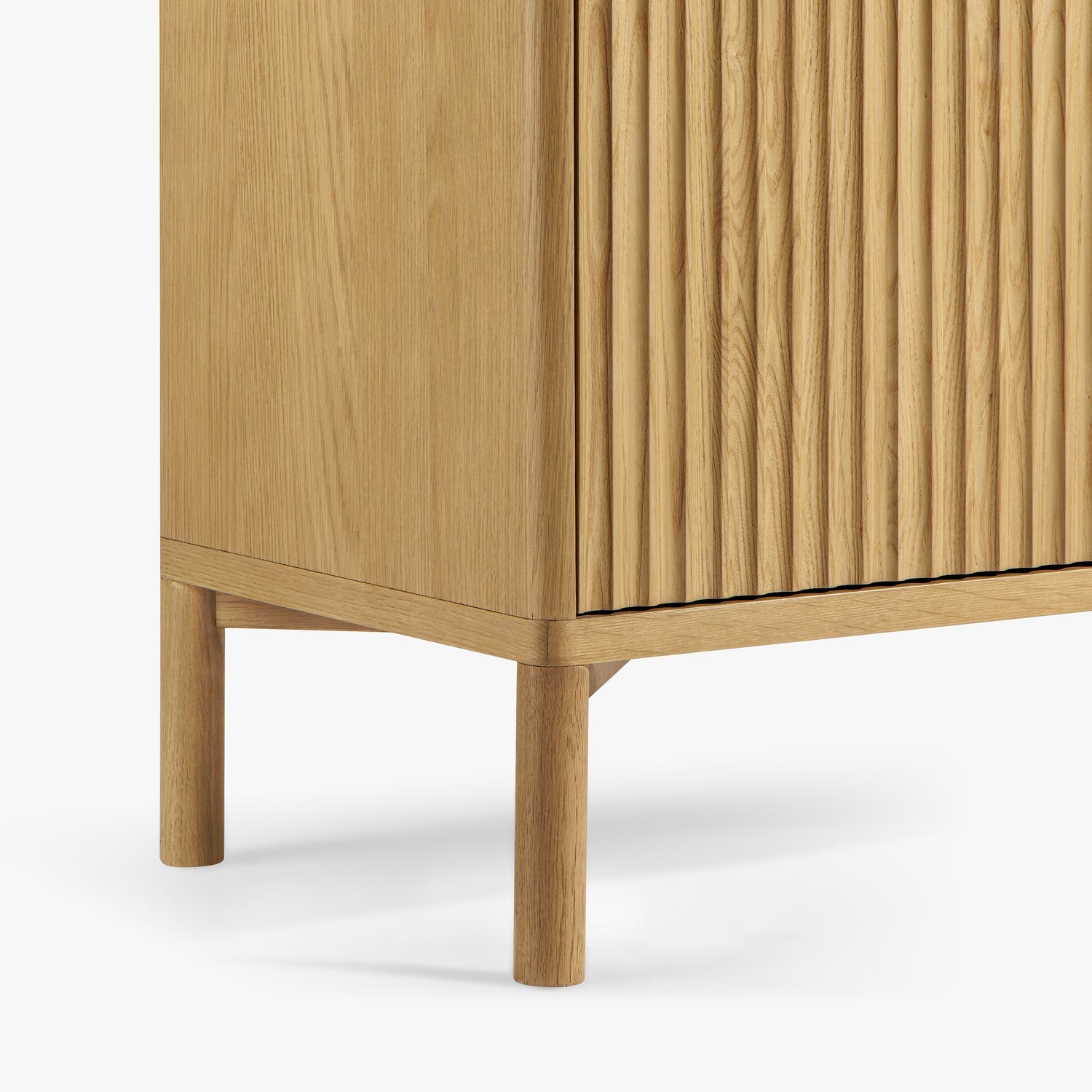 Co. House Designs Olive 4-Door Oak Light Buffet