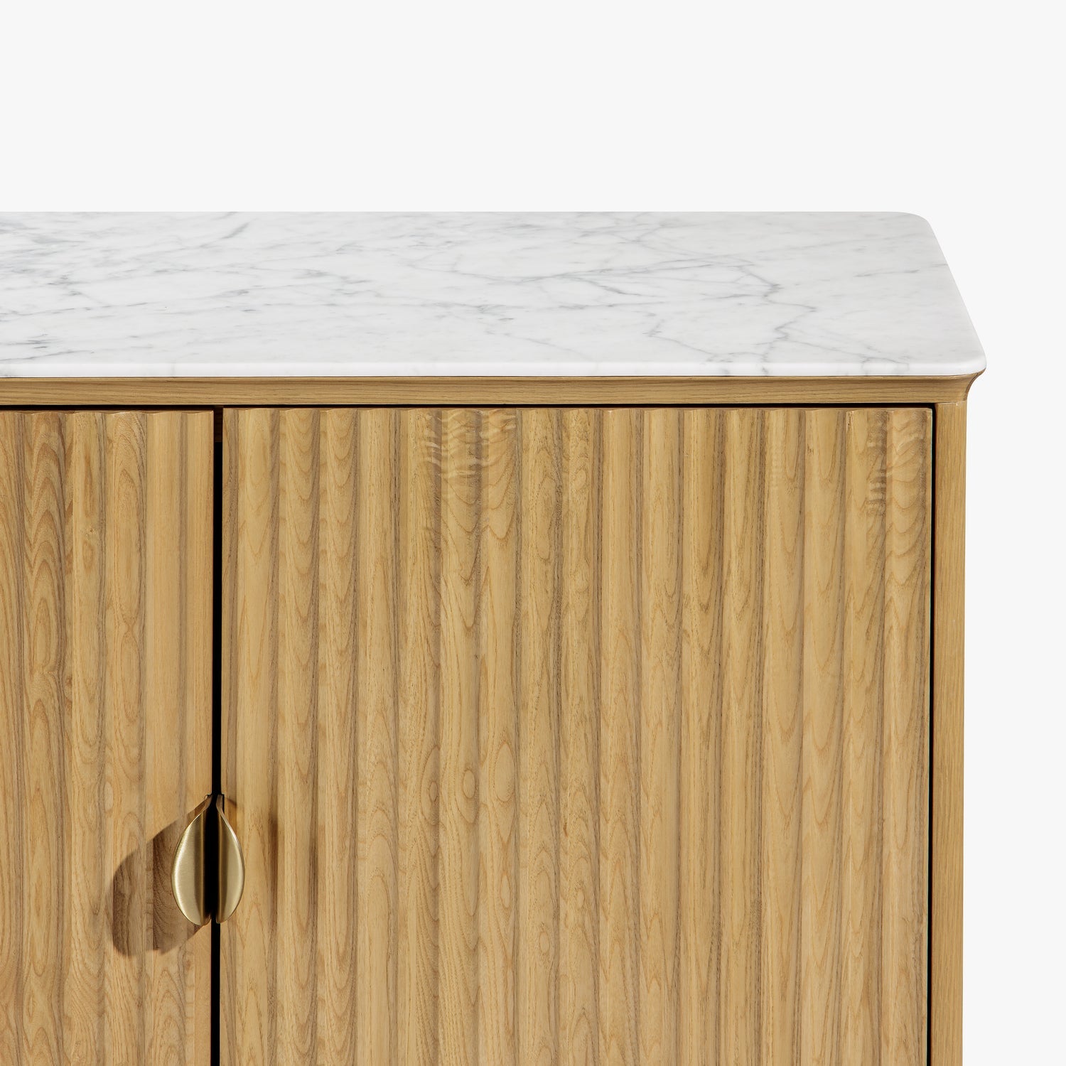 Co. House Designs Olive 4-Door Oak Light Buffet