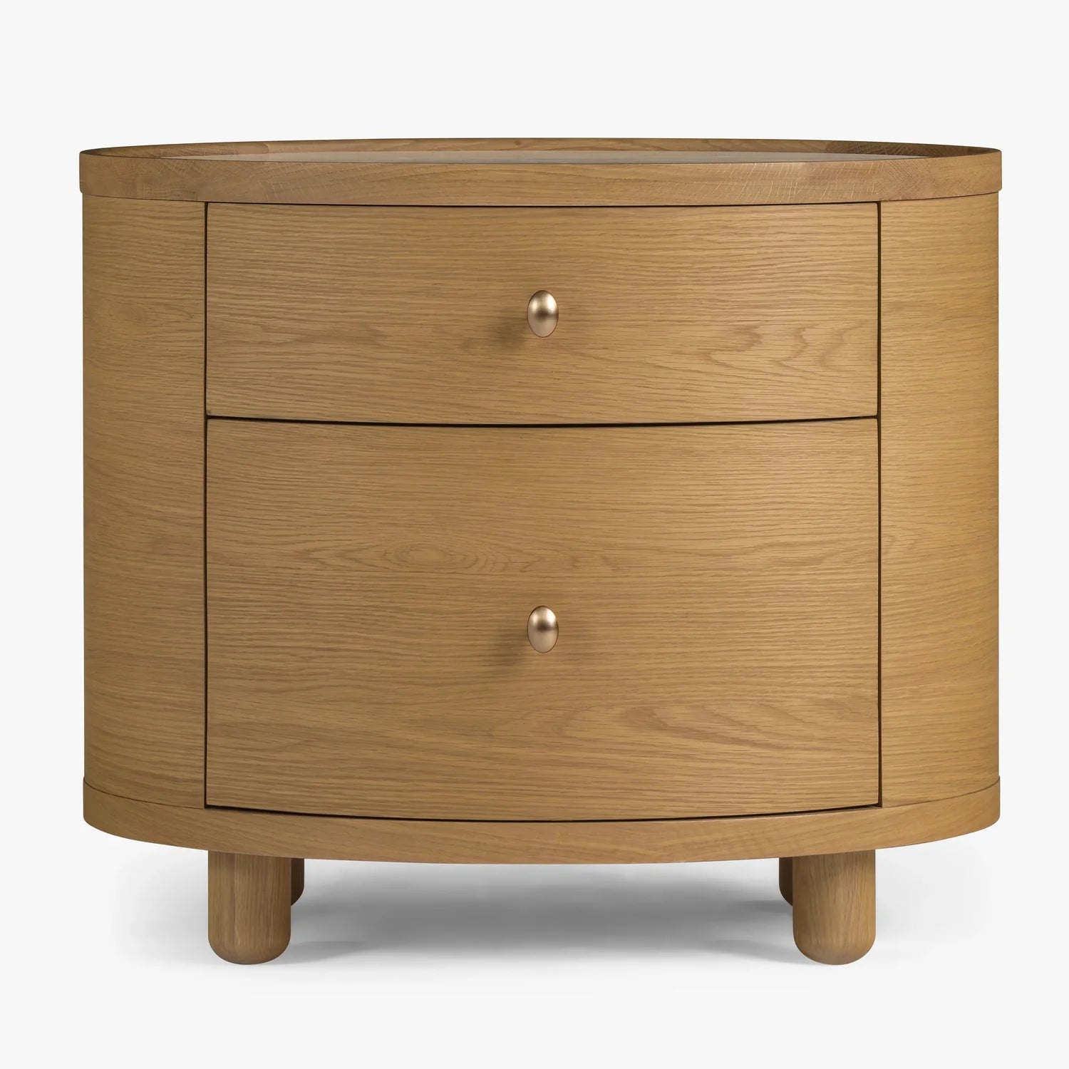 Button Atelier x Co. House Designs Laguna Oak Light Oak End Table