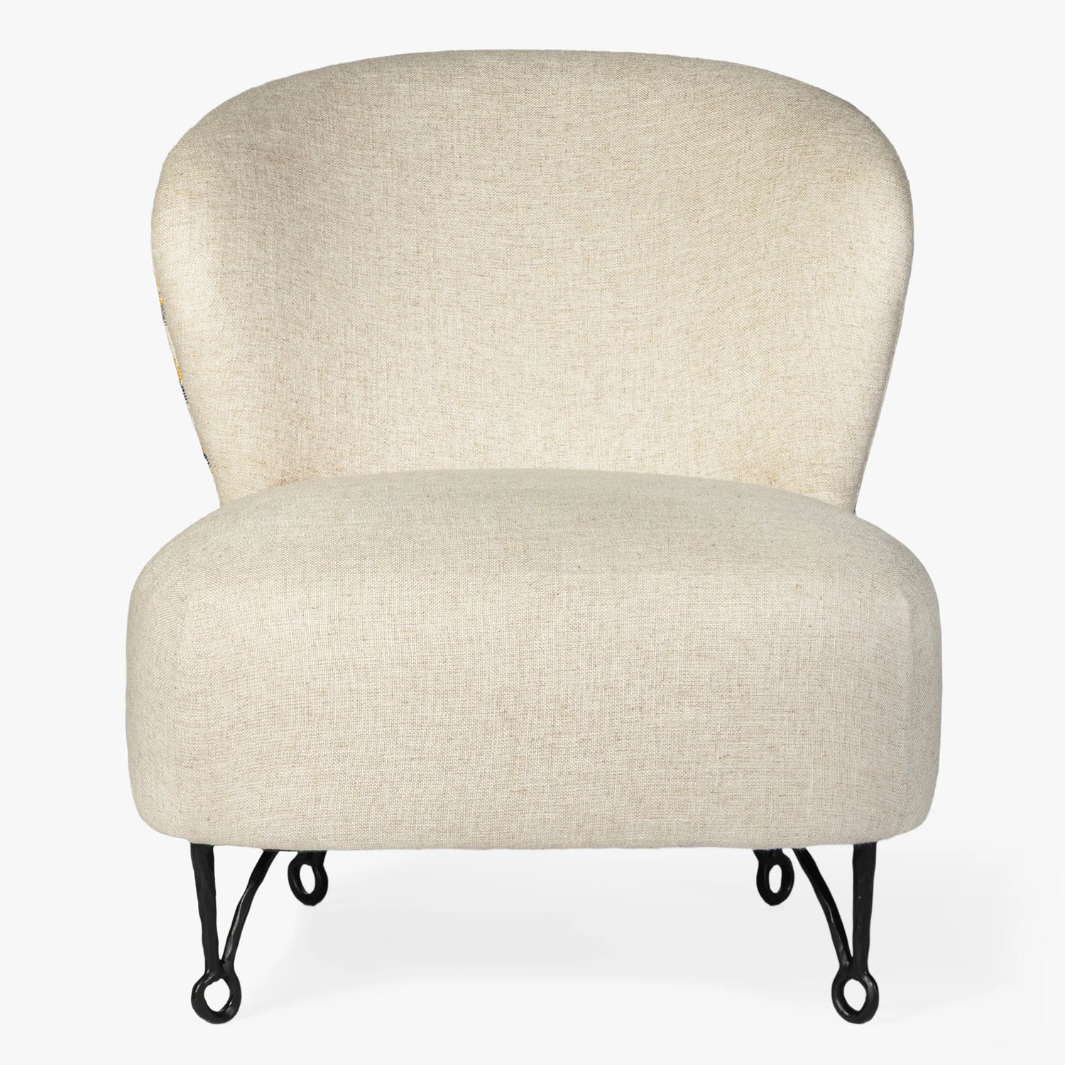 MENO HOME x Co. House Designs Cove Ivory Slipper Chair