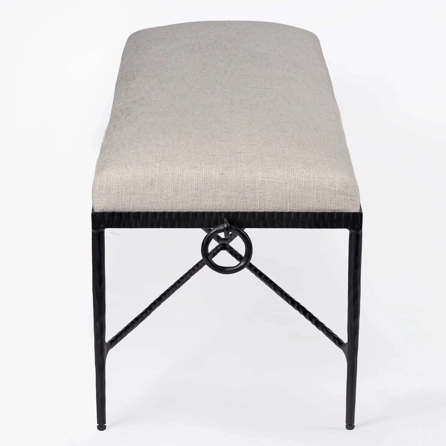 MENO HOME x Co. House Designs Loam Natural Hammered Bench