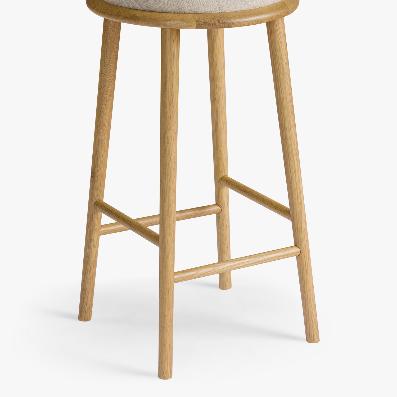 Co. House Designs Payton Oak Counter Stool