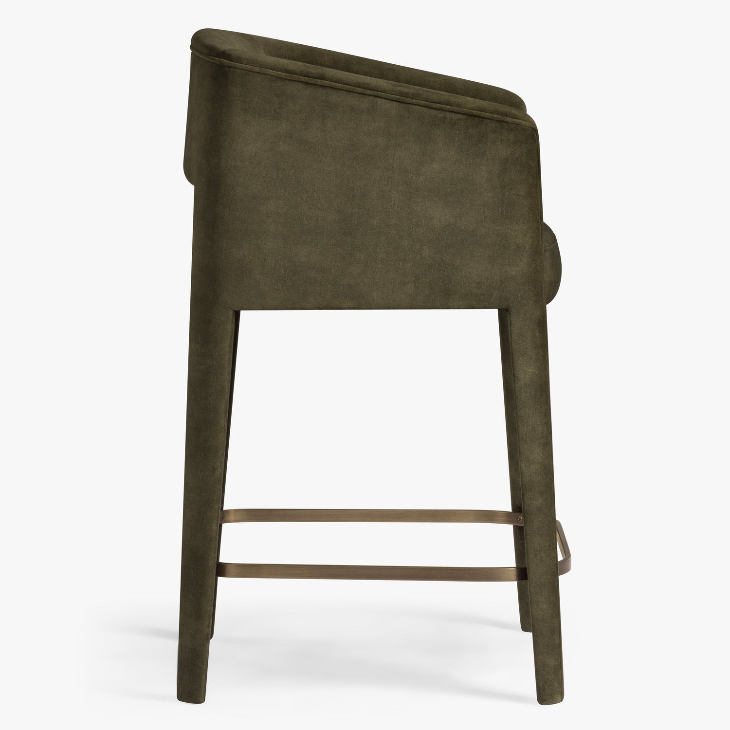 Co. House Designs Nico Macau Moss Counter Stool