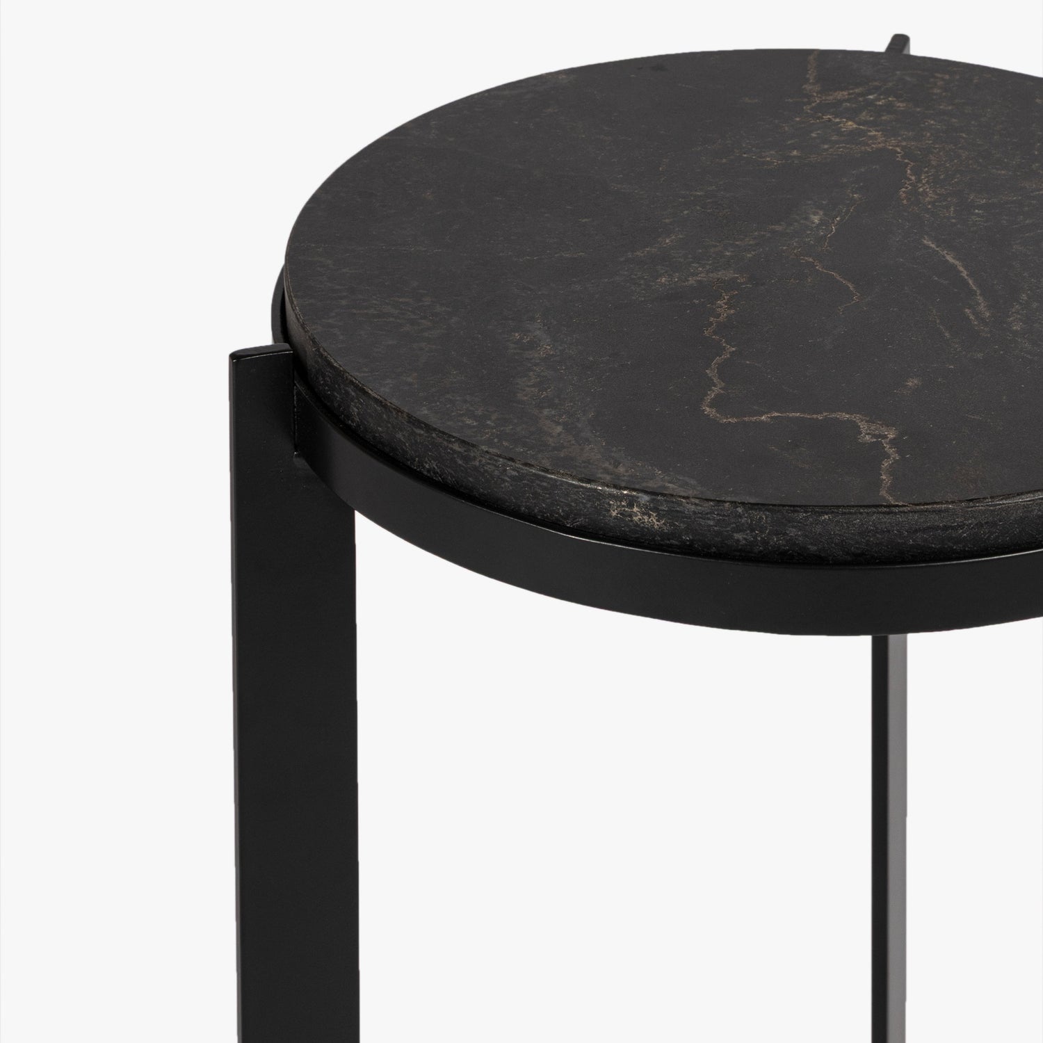 Co. House Designs Bowden Black Side Table
