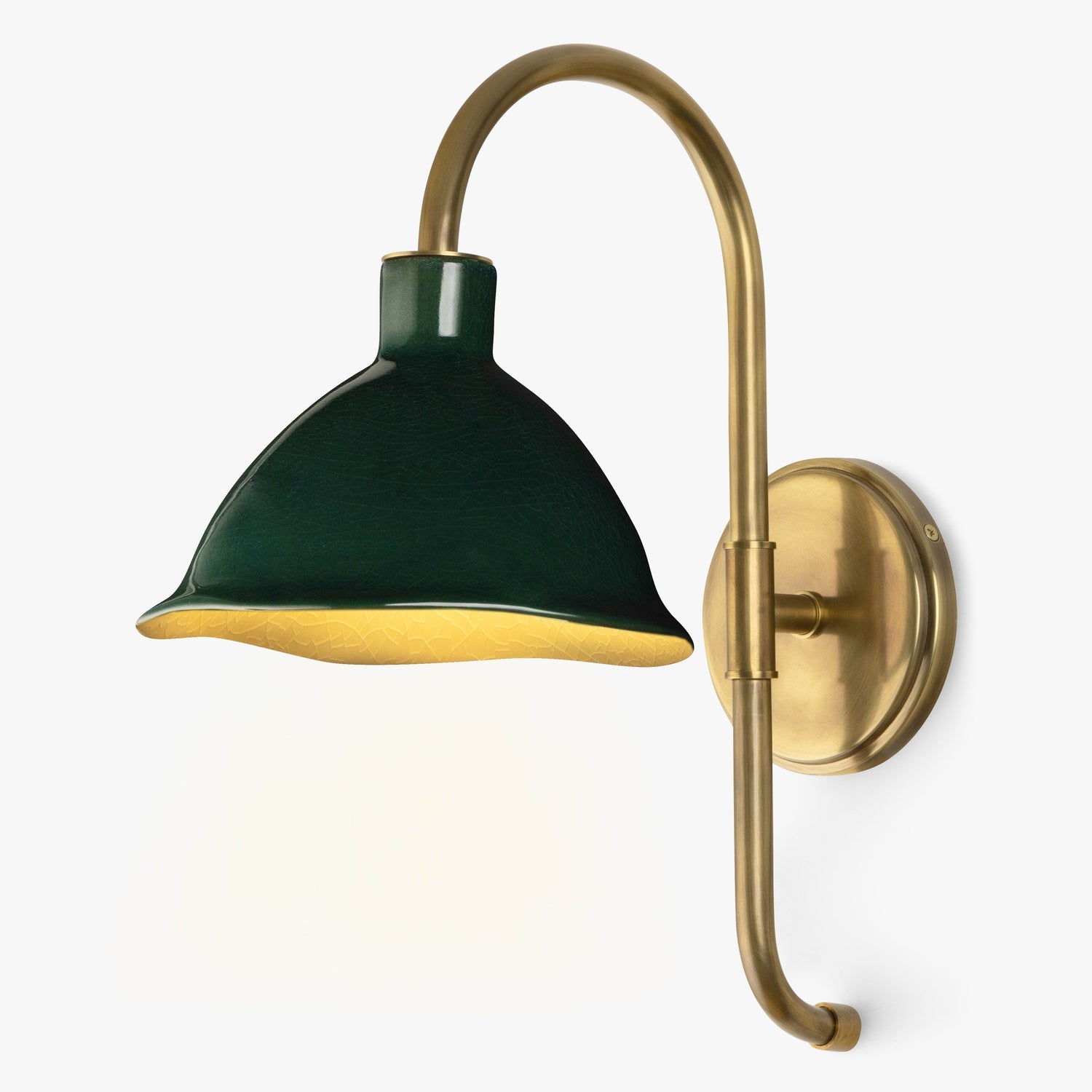 MENO HOME x Co. House Designs Dune Racing Green Wall Sconce
