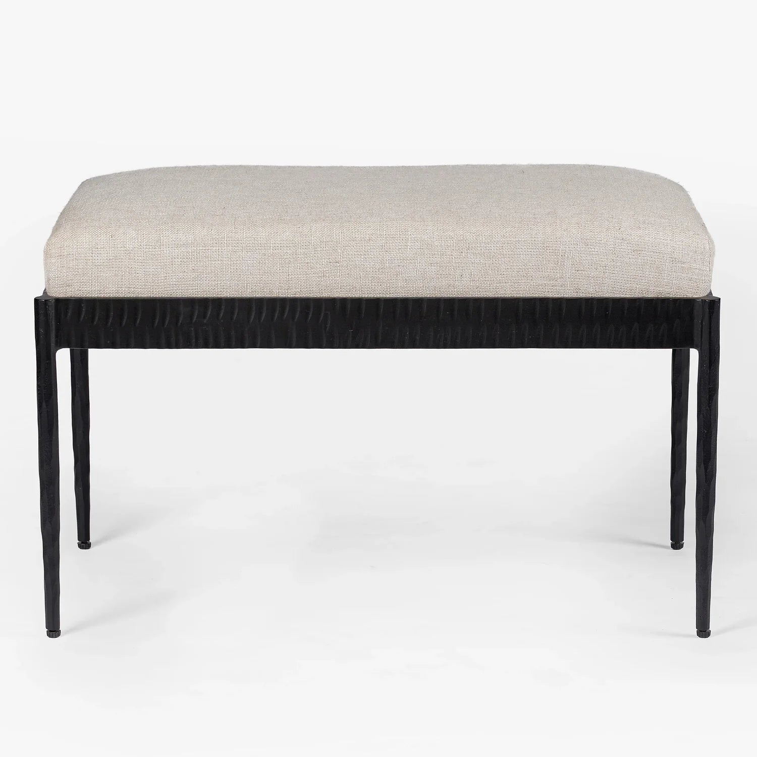 MENO HOME x Co. House Designs Ferra Natural Hammered Ottoman
