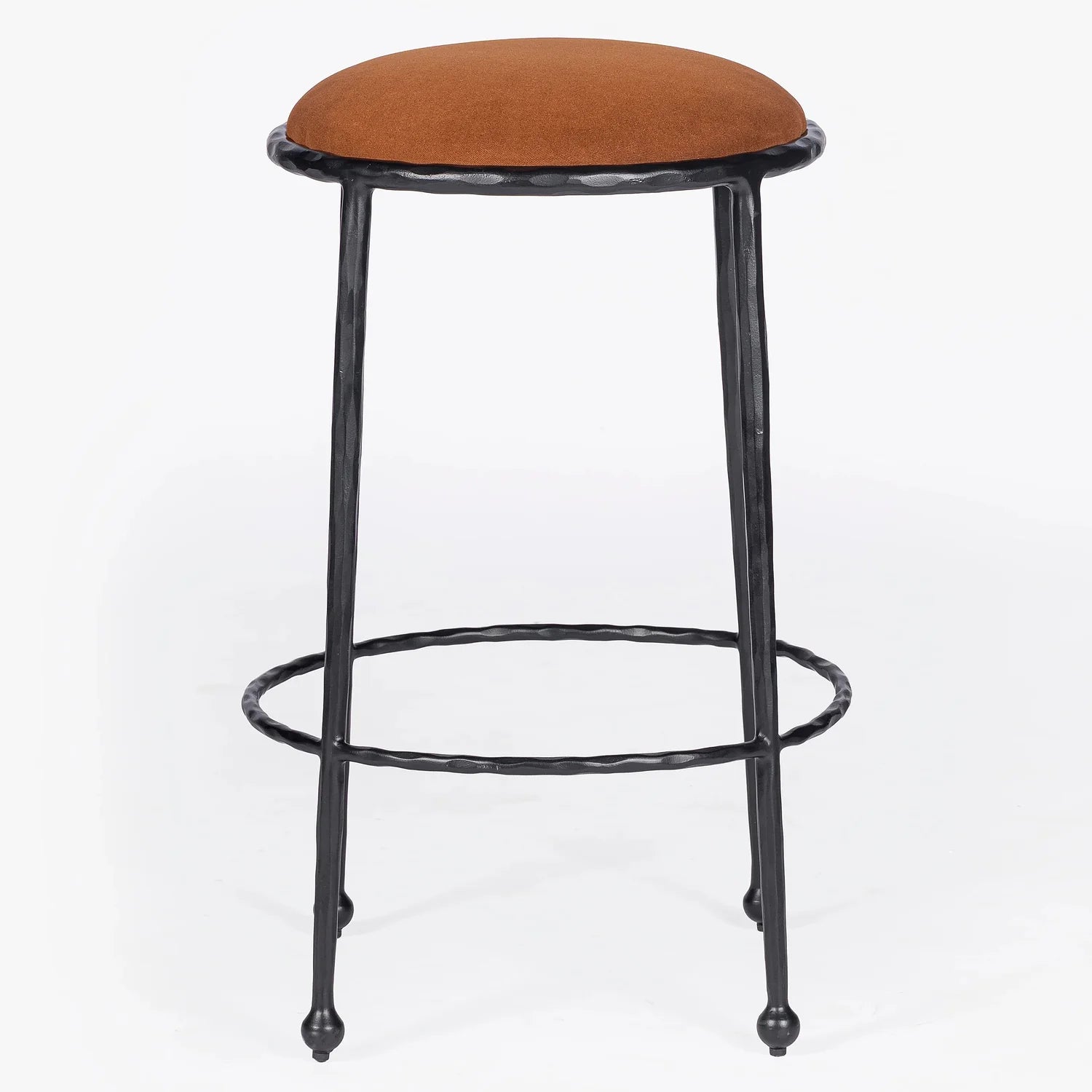 MENO HOME x Co. House Designs Rook Copper Hammered Counter Stool