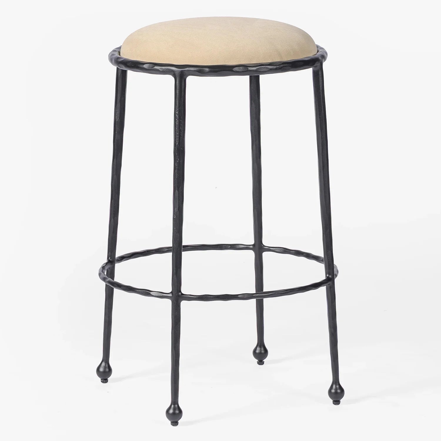 MENO HOME x Co. House Designs Rook Sundane Hammered Counter Stool
