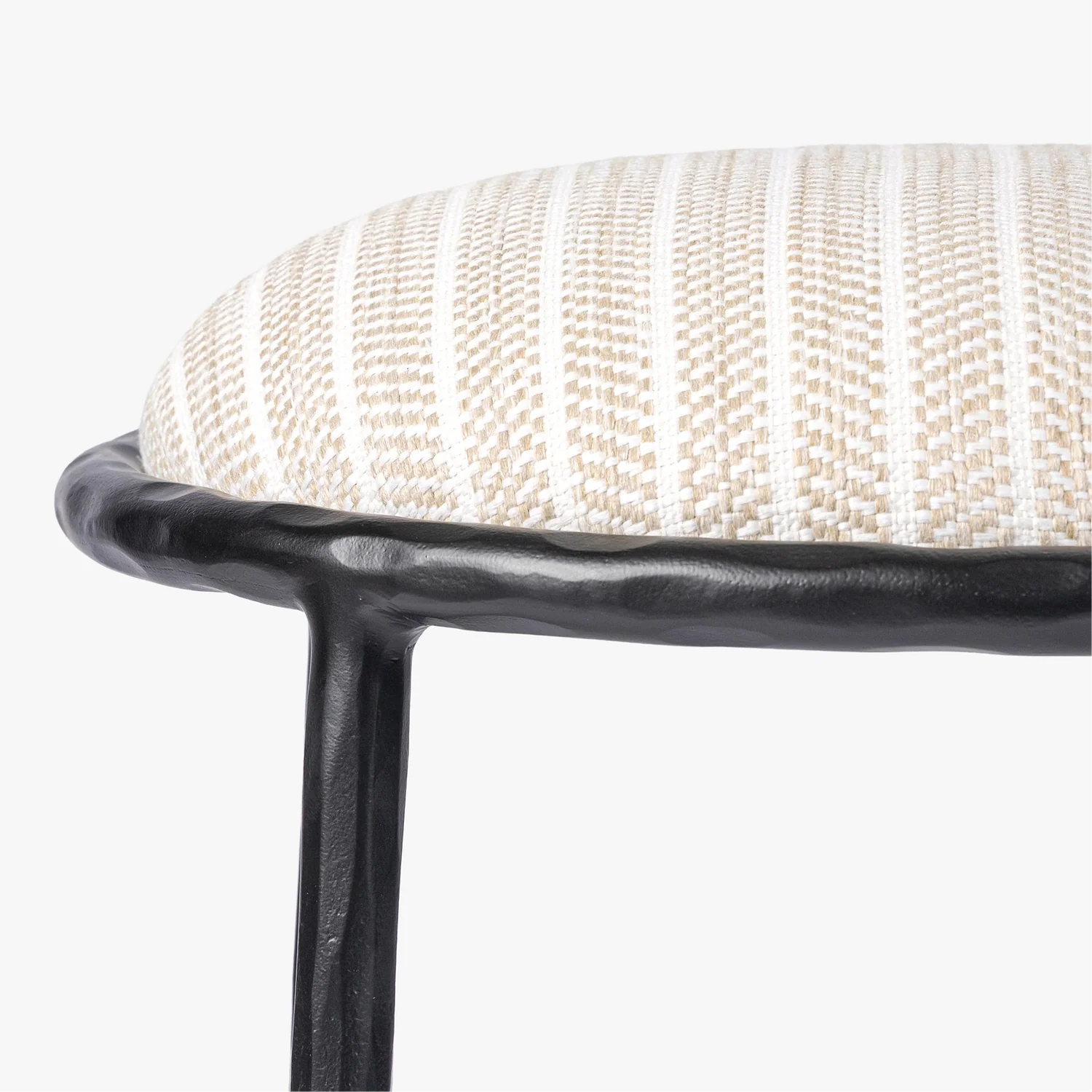 MENO HOME x Co. House Designs Rook Brie Hammered Counter Stool