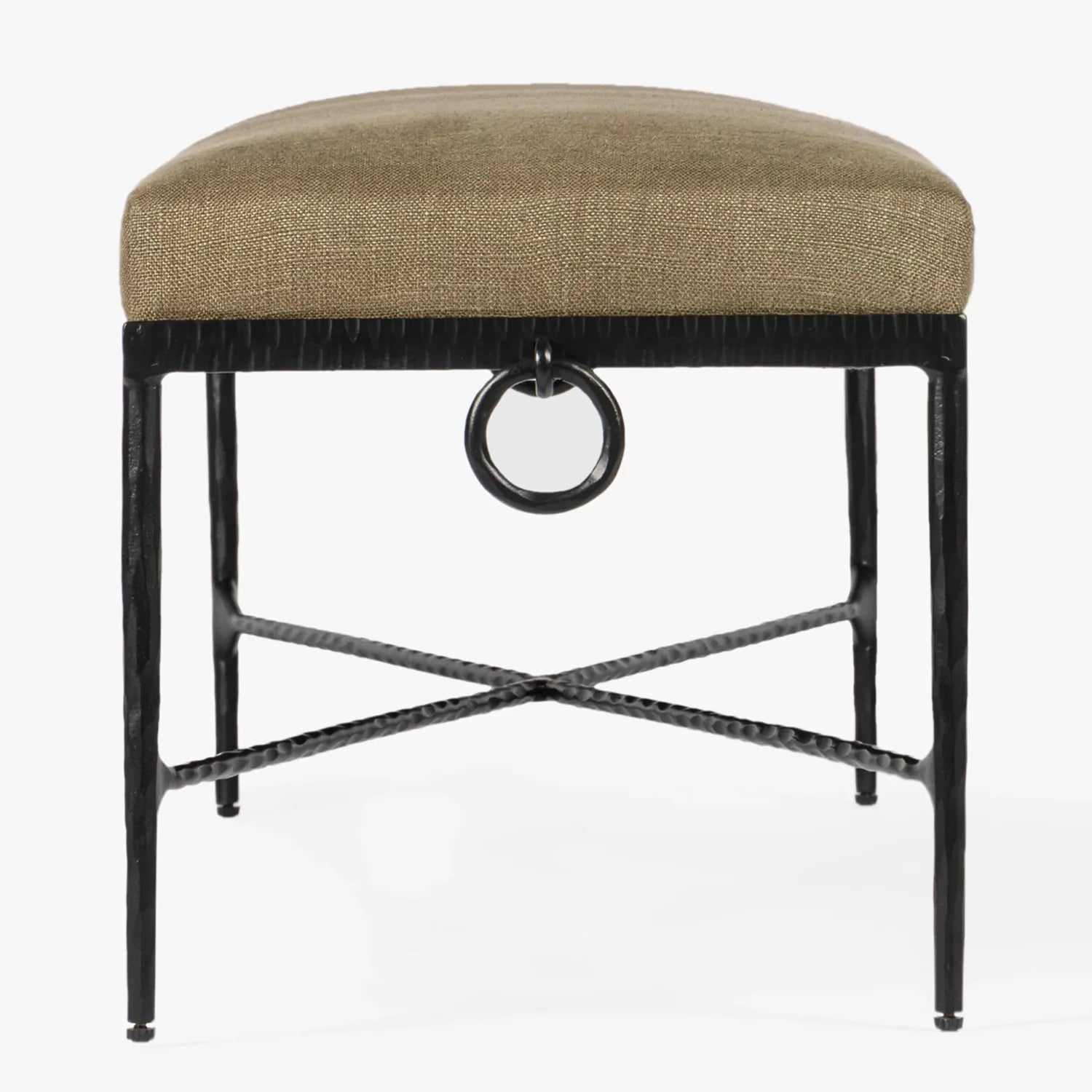MENO HOME x Co. House Designs Loam Olive Hammered Bench