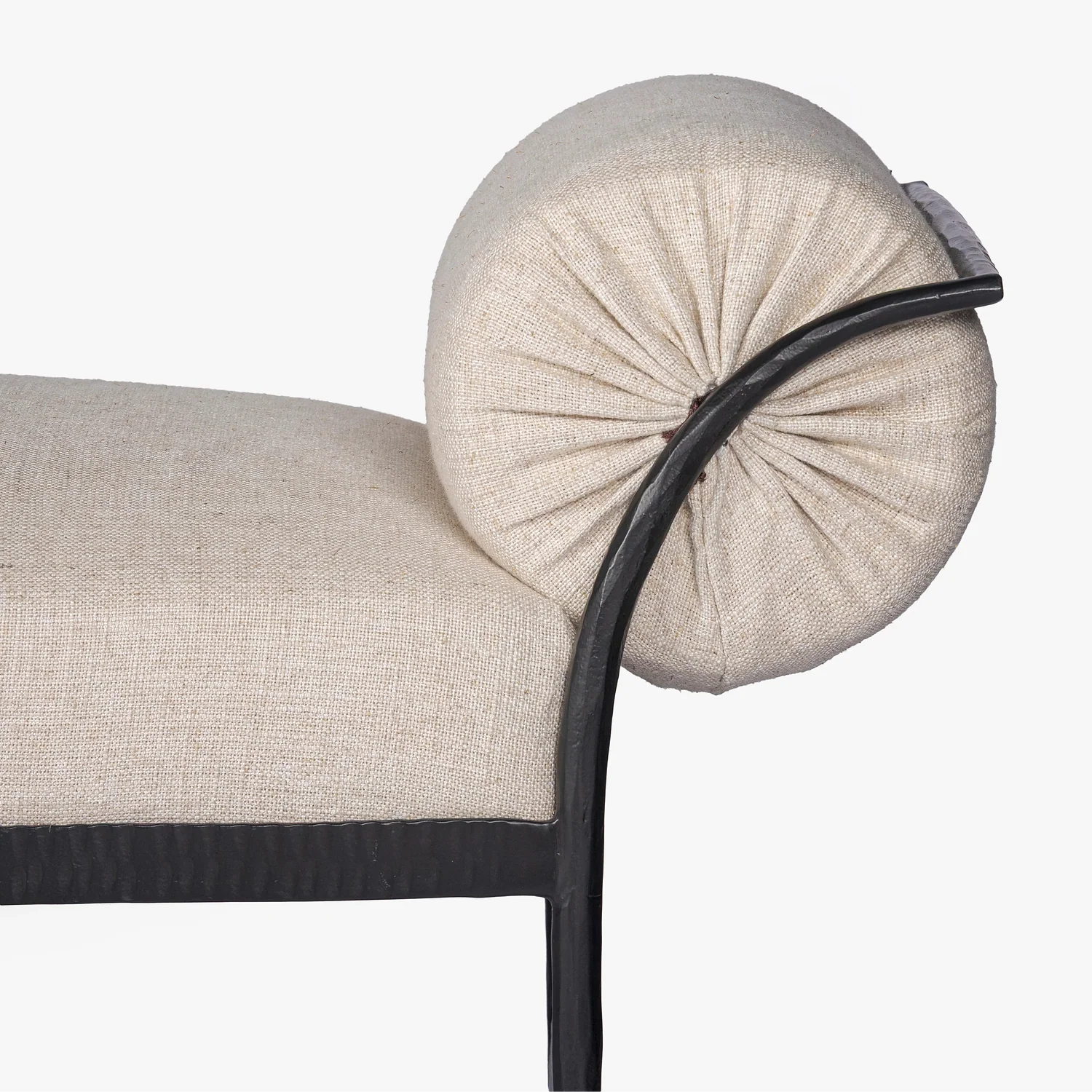 MENO HOME x Co. House Designs Vale Hammered Natural Bench