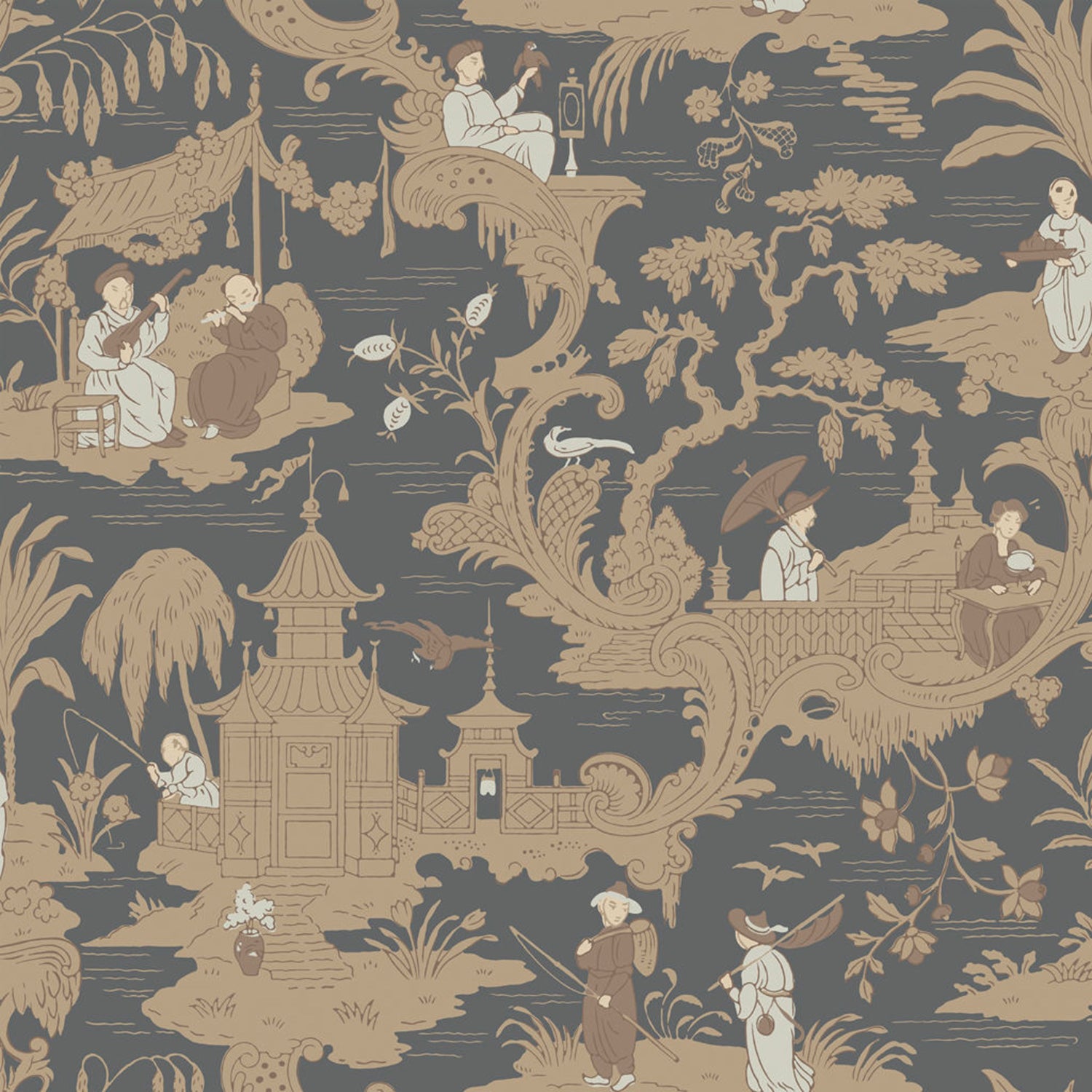 Cole & Son Anthology Chinese Toile Wallpaper