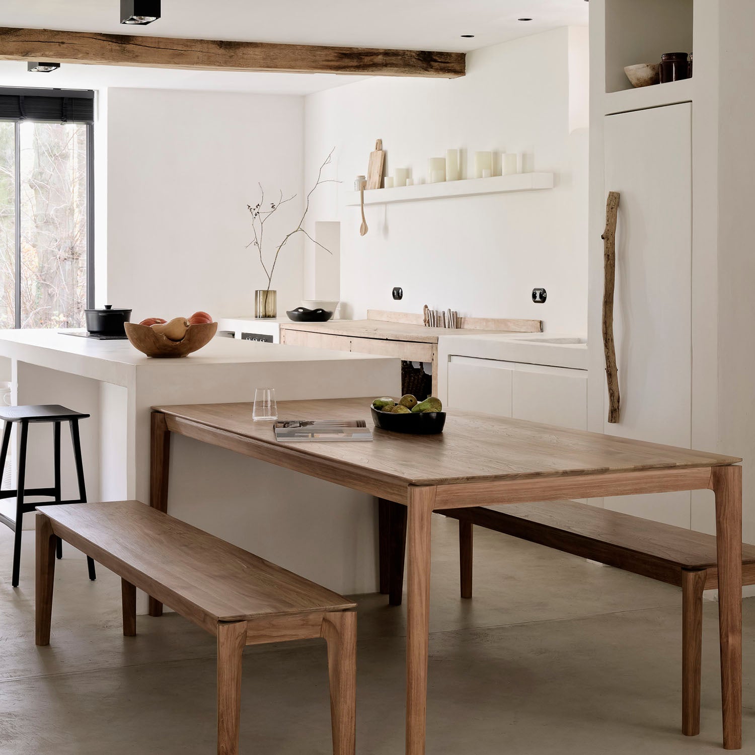 Ethnicraft Osso Counter Stool Set of 2