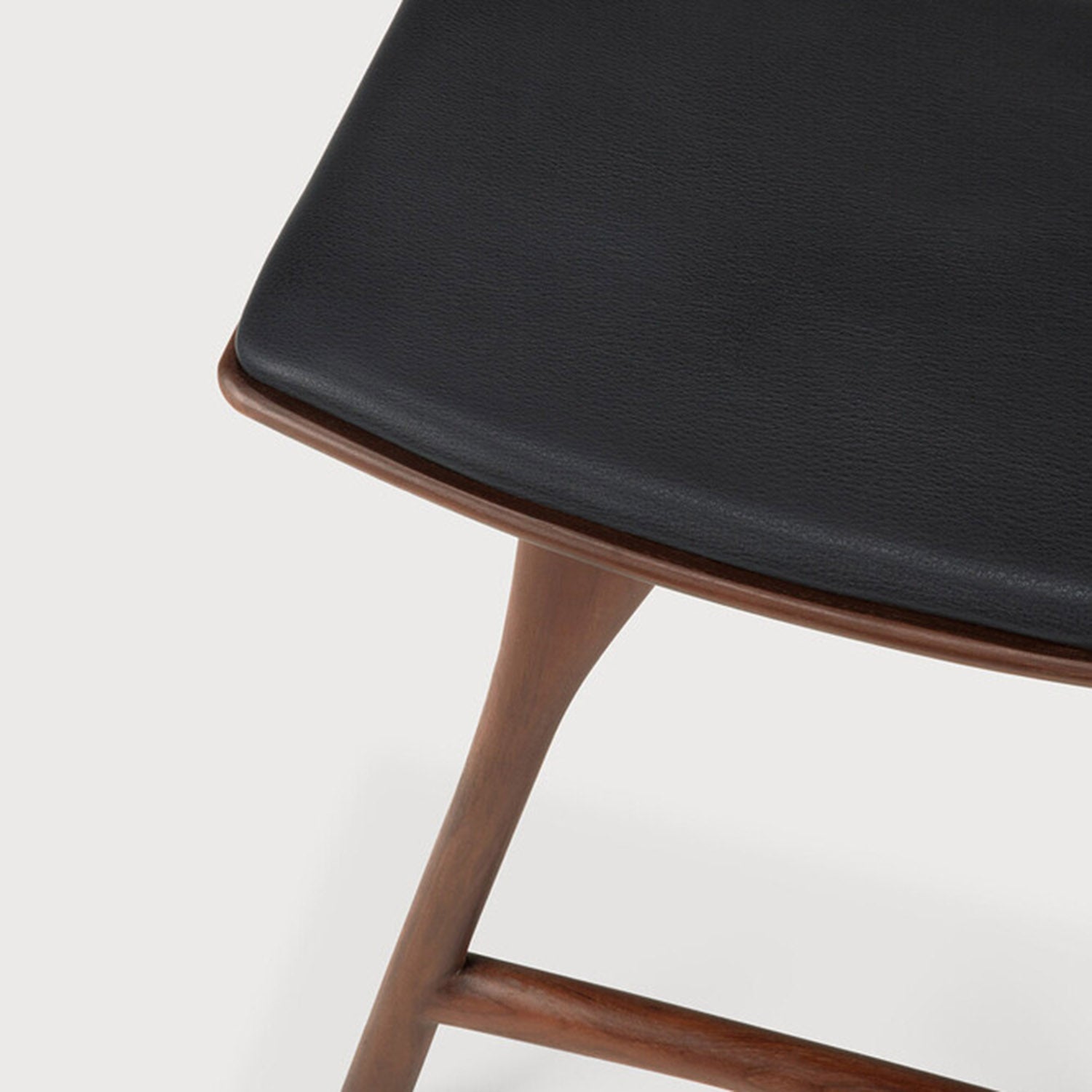 Ethnicraft Osso Leather Stool