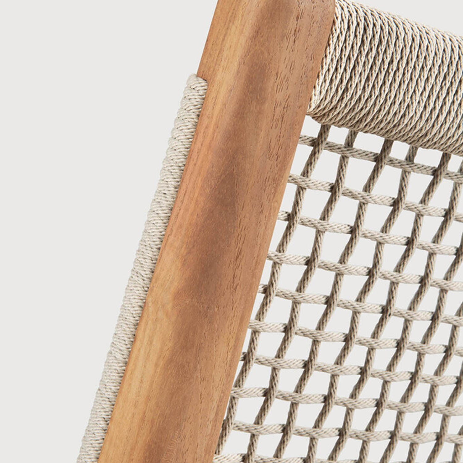Ethnicraft Jack Woven Outdoor Lounge Chair