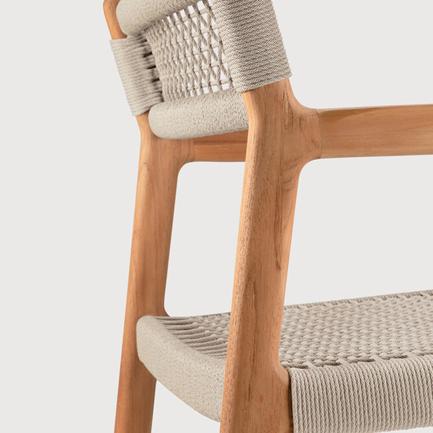 Ethnicraft Jack Woven Outdoor Dining Chair