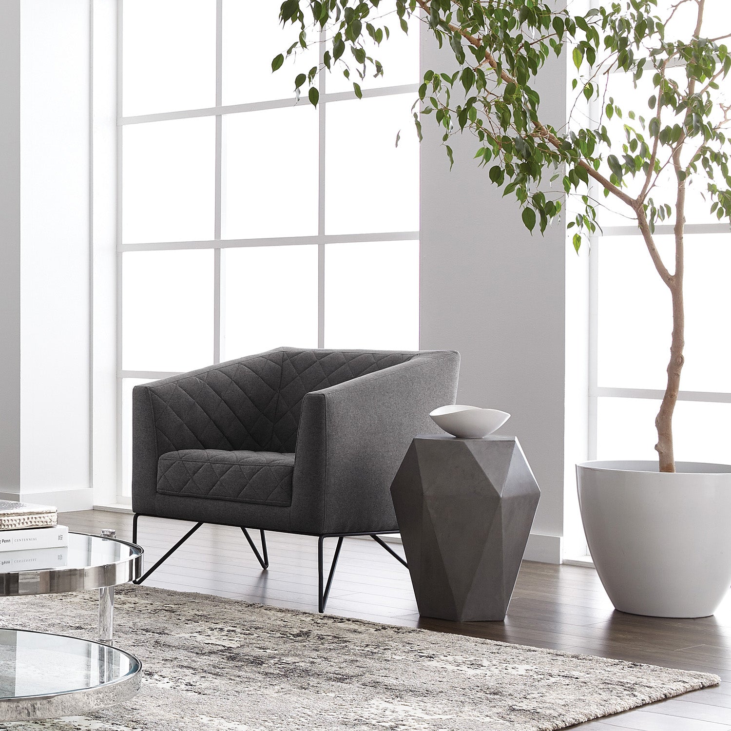 Sunpan Constance Indoor/Outdoor End Table Set of 2