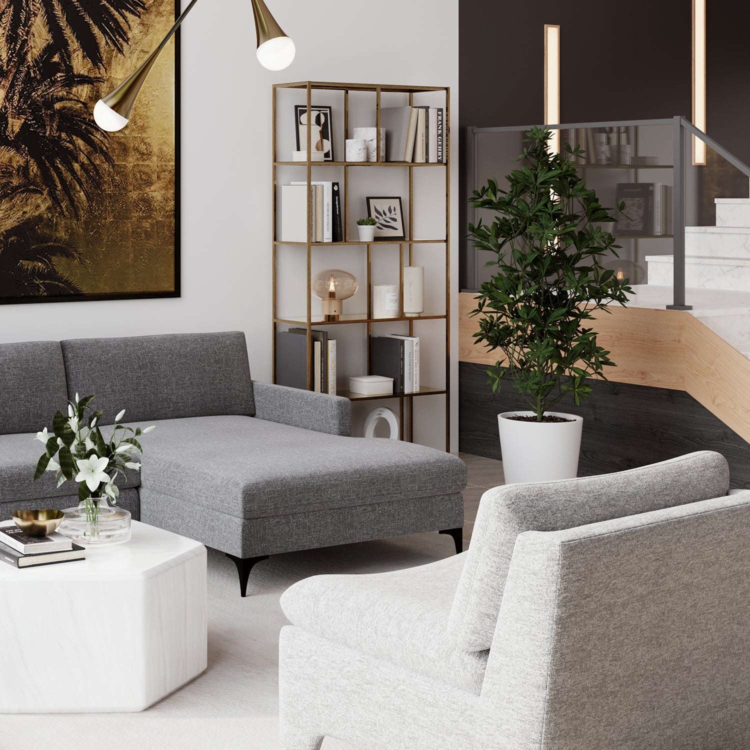 Sunpan Eiffel Bookcase