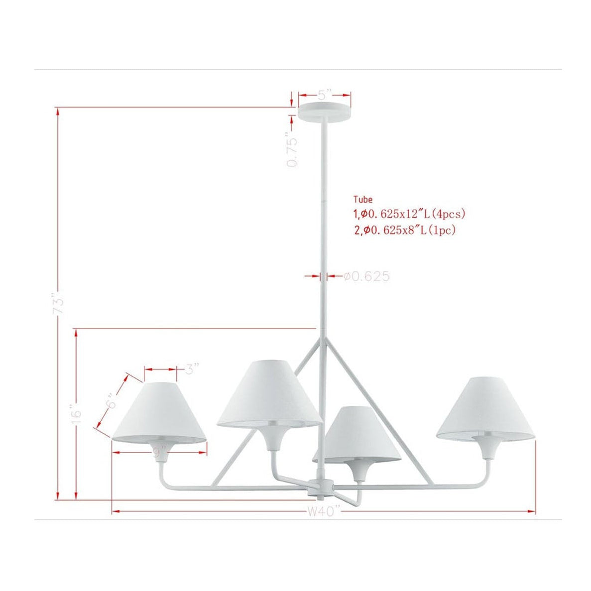 Forty West Daisy Chandelier