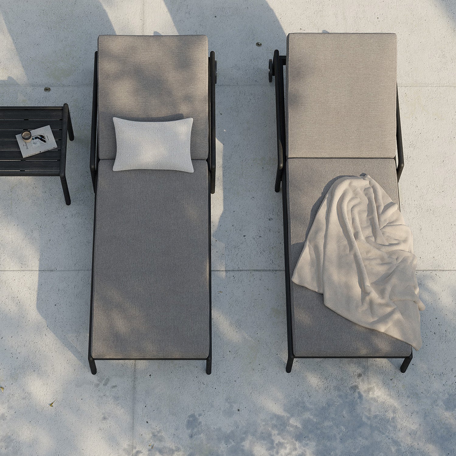 Ethnicraft Boucle Outdoor Throw Pillow