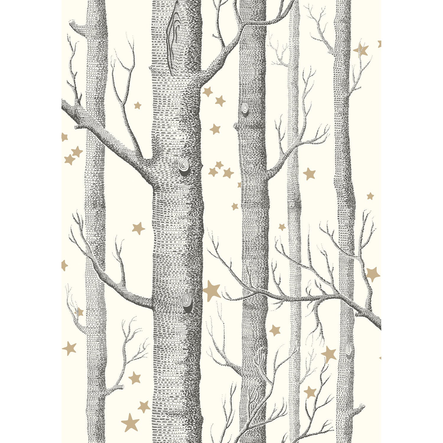 Cole & Son Whimsical Wood & Stars Wallpaper