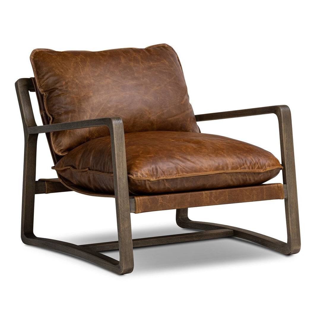 Four Hands Ace Leather Chair