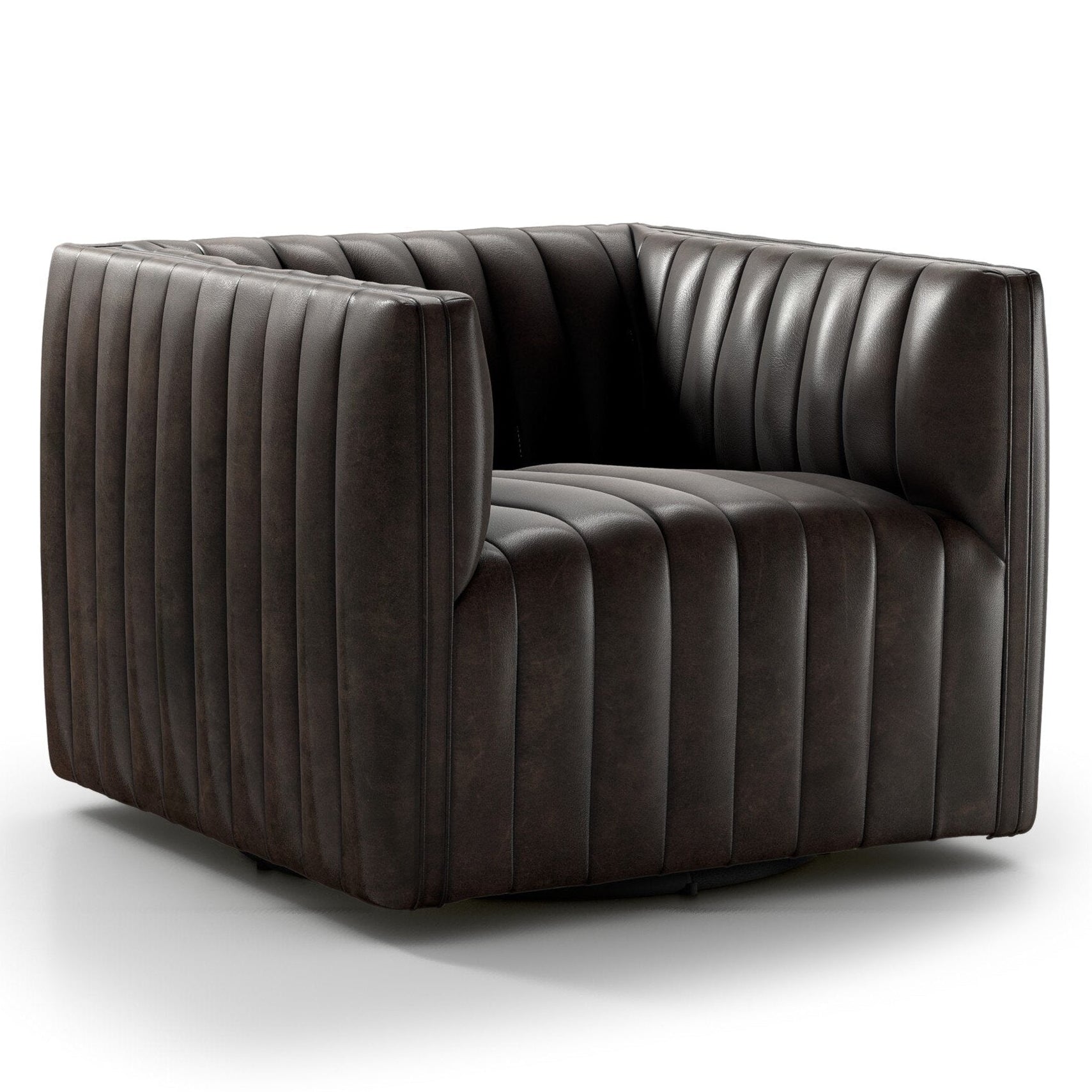 Four Hands Augustine Deacon Wolf Swivel Chair styled view
