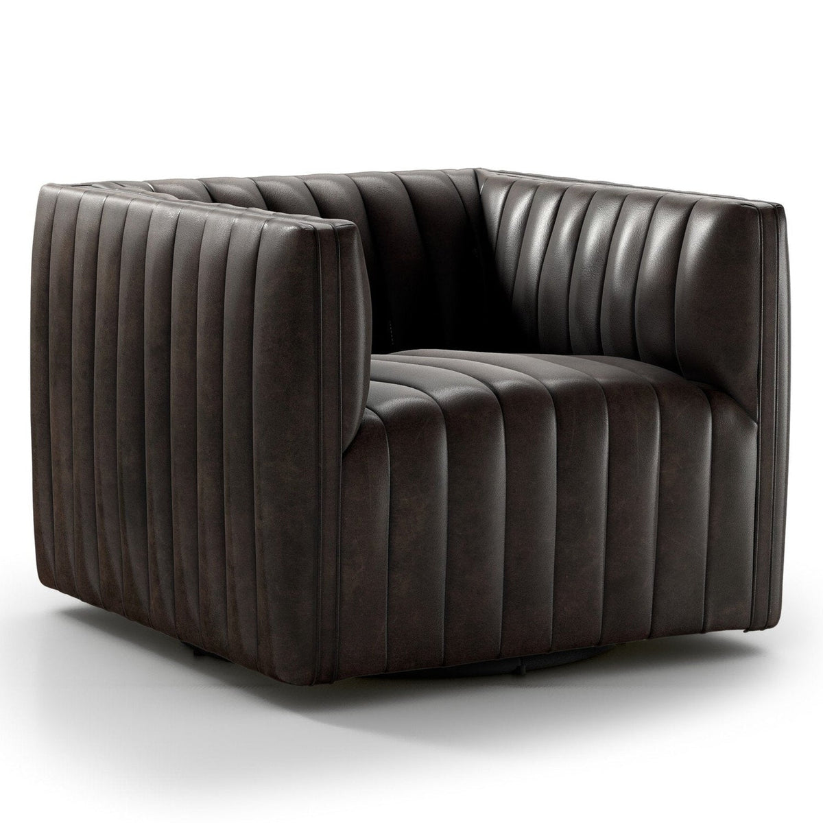 Four Hands Augustine Deacon Wolf Swivel Chair styled view