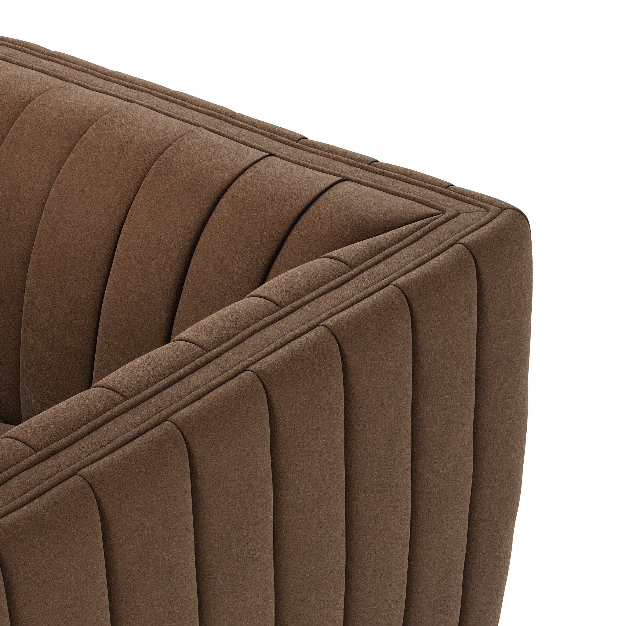 Four Hands Augustine Maestro Cigar Swivel Chair close-up detail 2