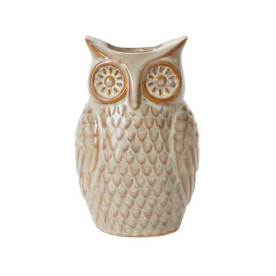 Great Grey Owl Budvase Set of 4