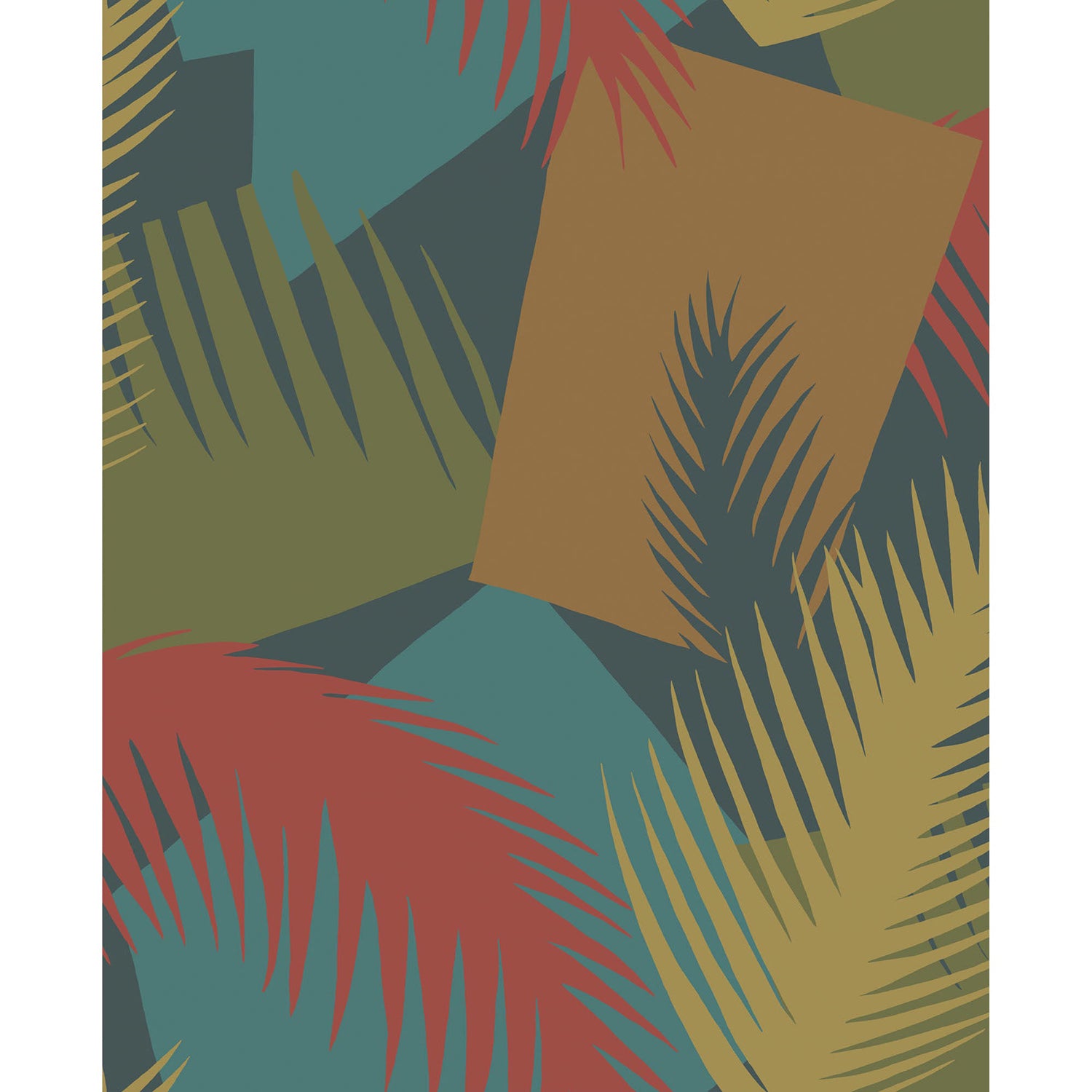 Cole & Son Geometric II Deco Palm Wallpaper