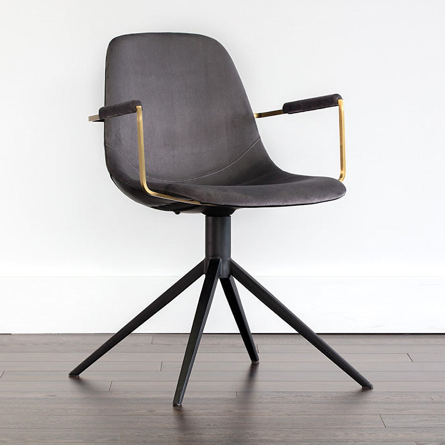 Sunpan Cassius Swivel Dining Armchair Set of 2