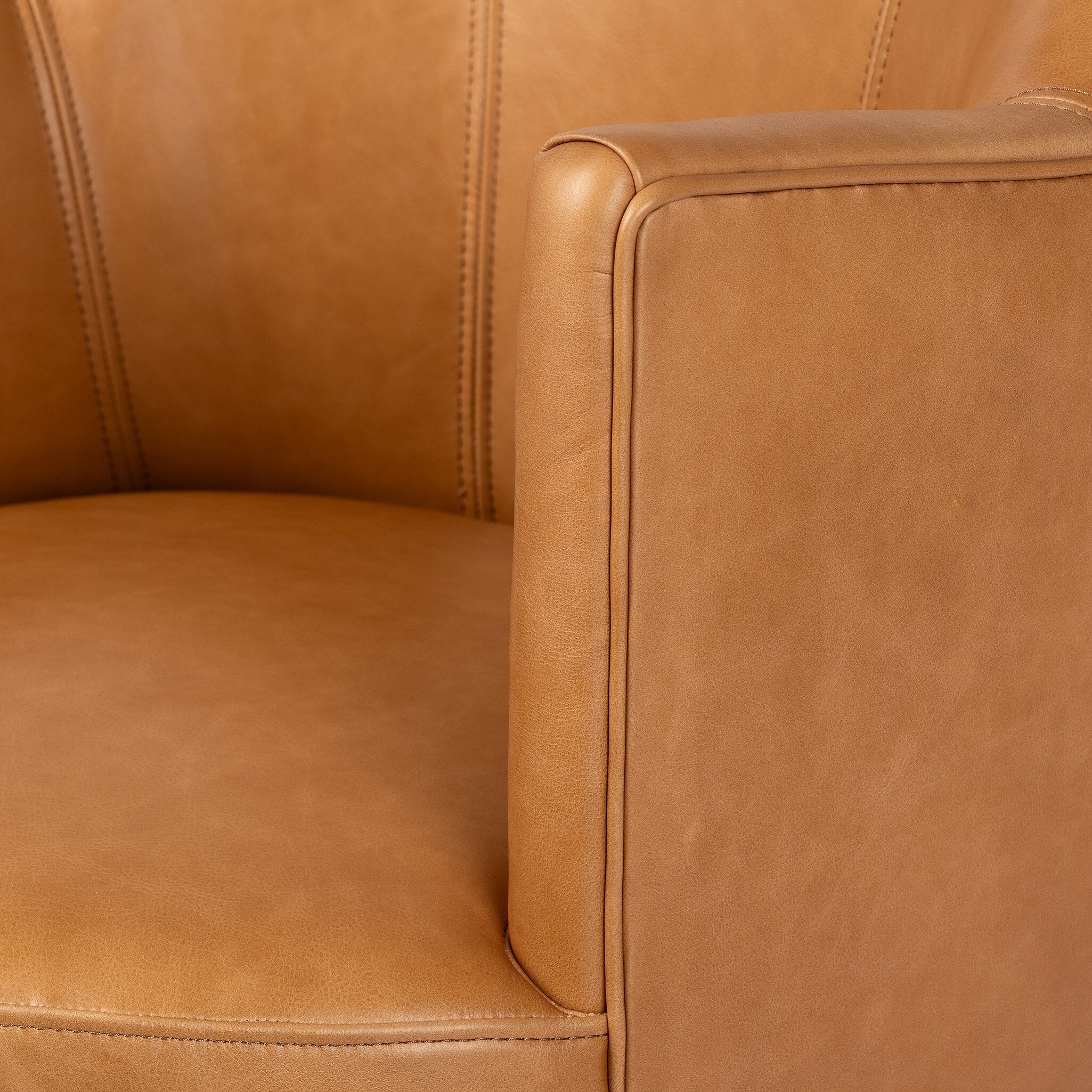 Four Hands Aurora Sonoma Butterscotch Swivel Chair - detail 3
