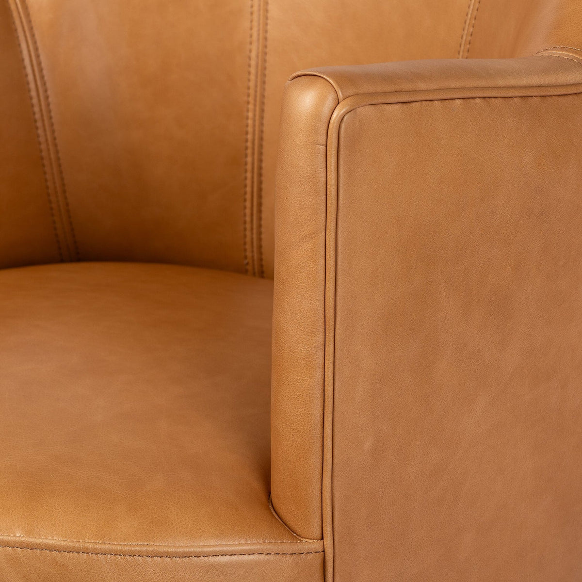Four Hands Aurora Sonoma Butterscotch Swivel Chair - detail 3
