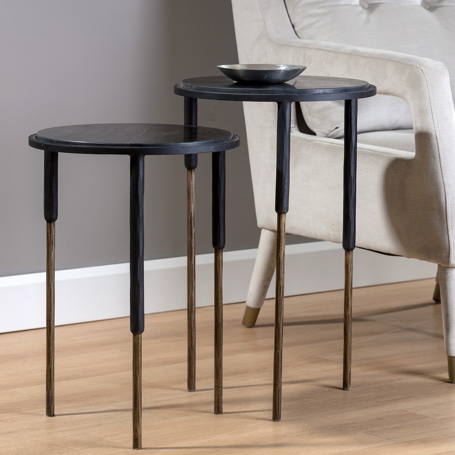 Sunpan Kyrie Nesting Side Table Set Of 2