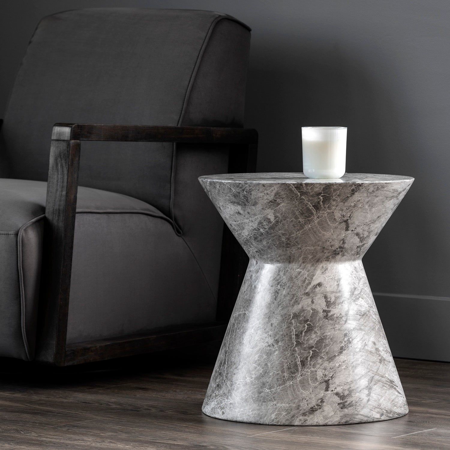 Sunpan Astley Indoor/Outdoor End Table Set of 2