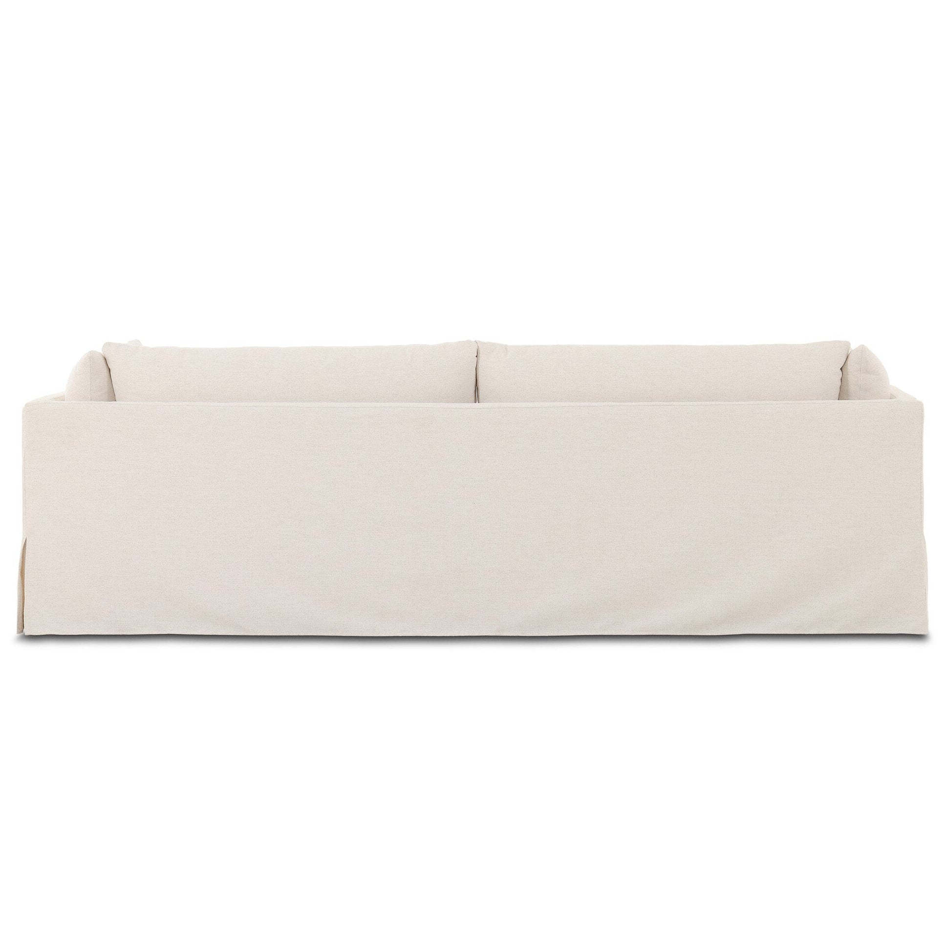 Four Hands Habitat Crypton Nomad Snow 96in Sofa - back view
