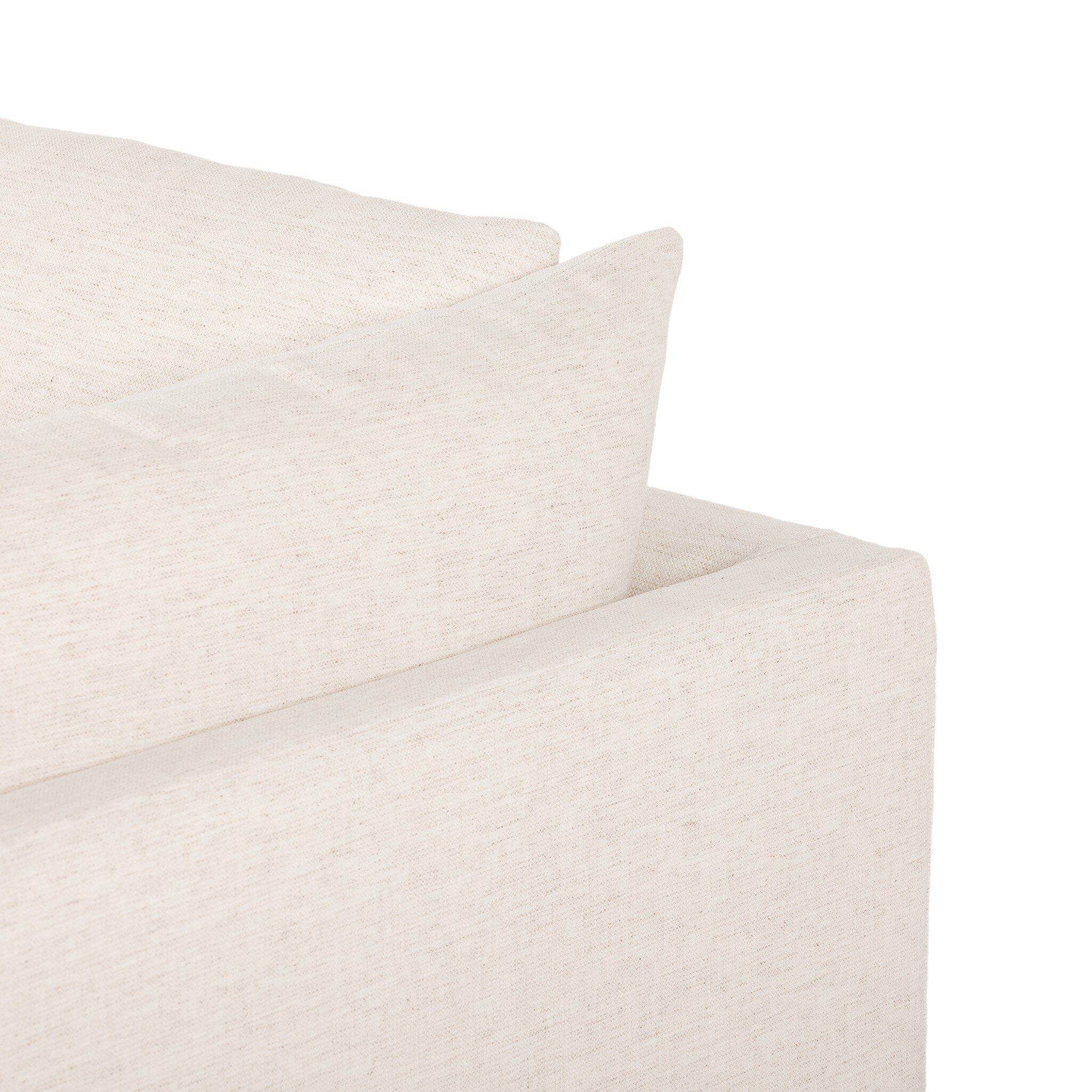 Four Hands Habitat Crypton Nomad Snow 90in Sofa - detail 1