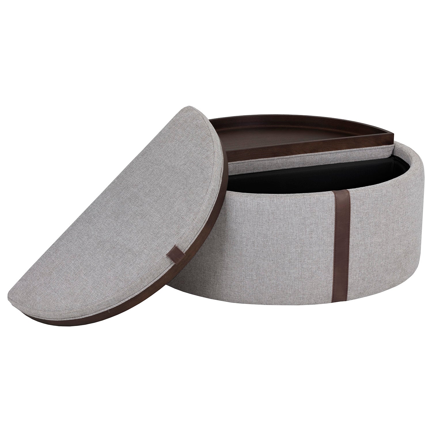 Sunpan Borelli Wheeled Storage Ottoman