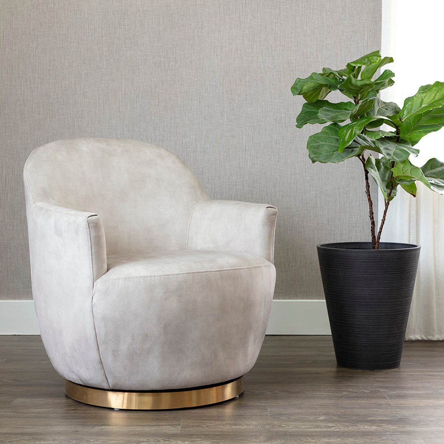 Sunpan Casey Swivel Lounge Chair