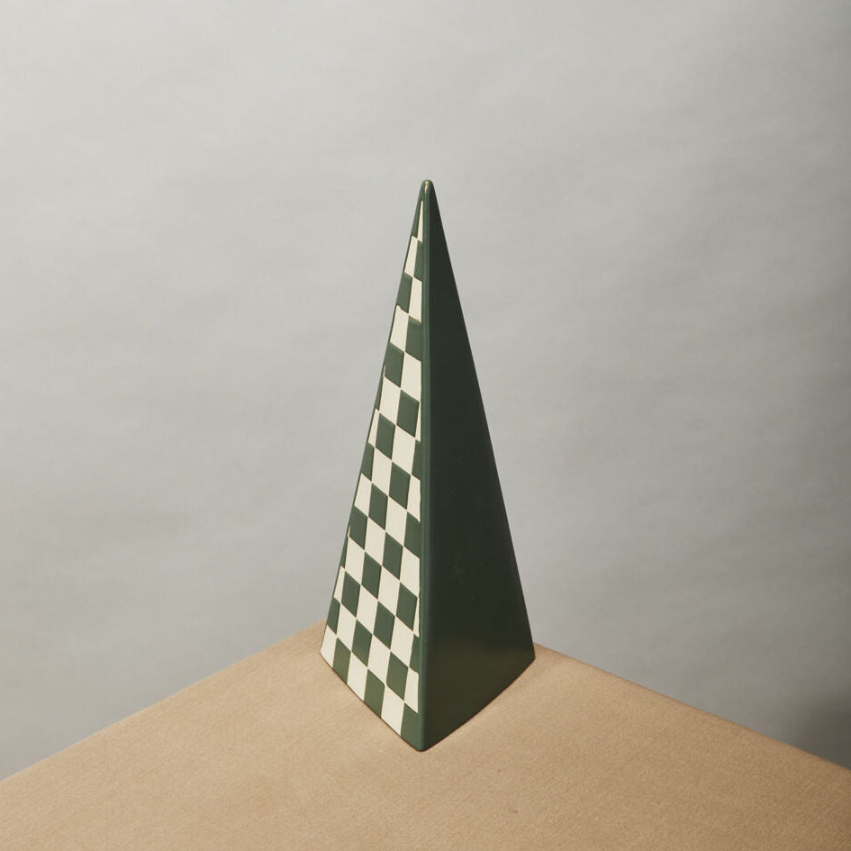 Checker Tree Figurine