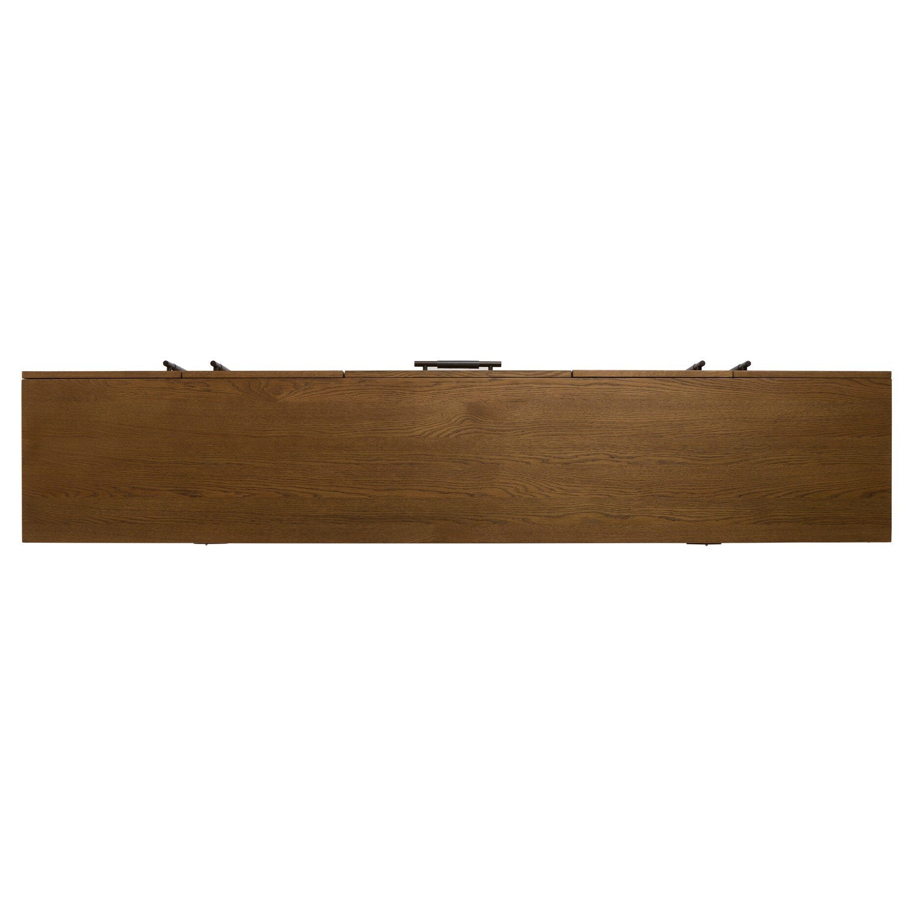 Four Hands Rosedale Chaps Ebony Media Console - top-down view