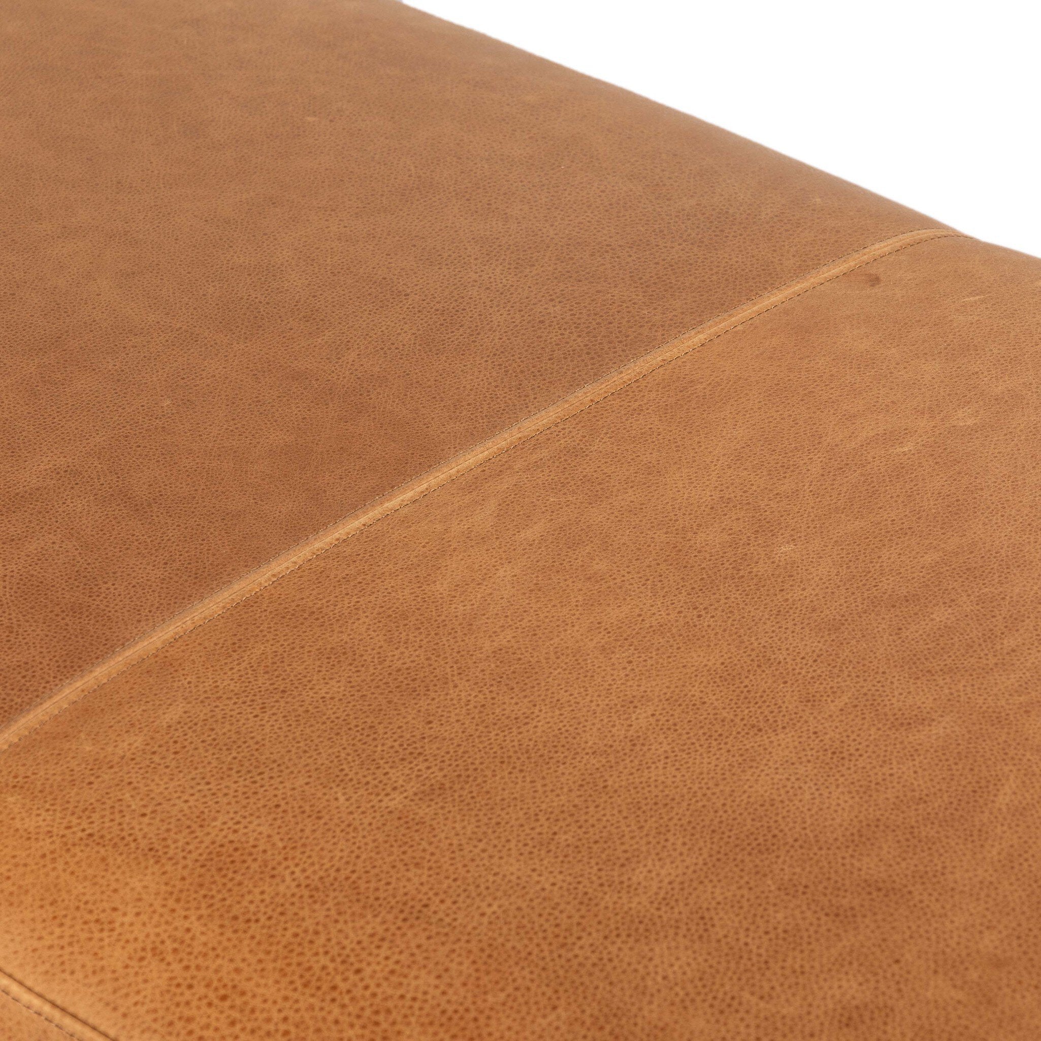 Four Hands Harris Palermo Cognac Accent Bench - detail 4