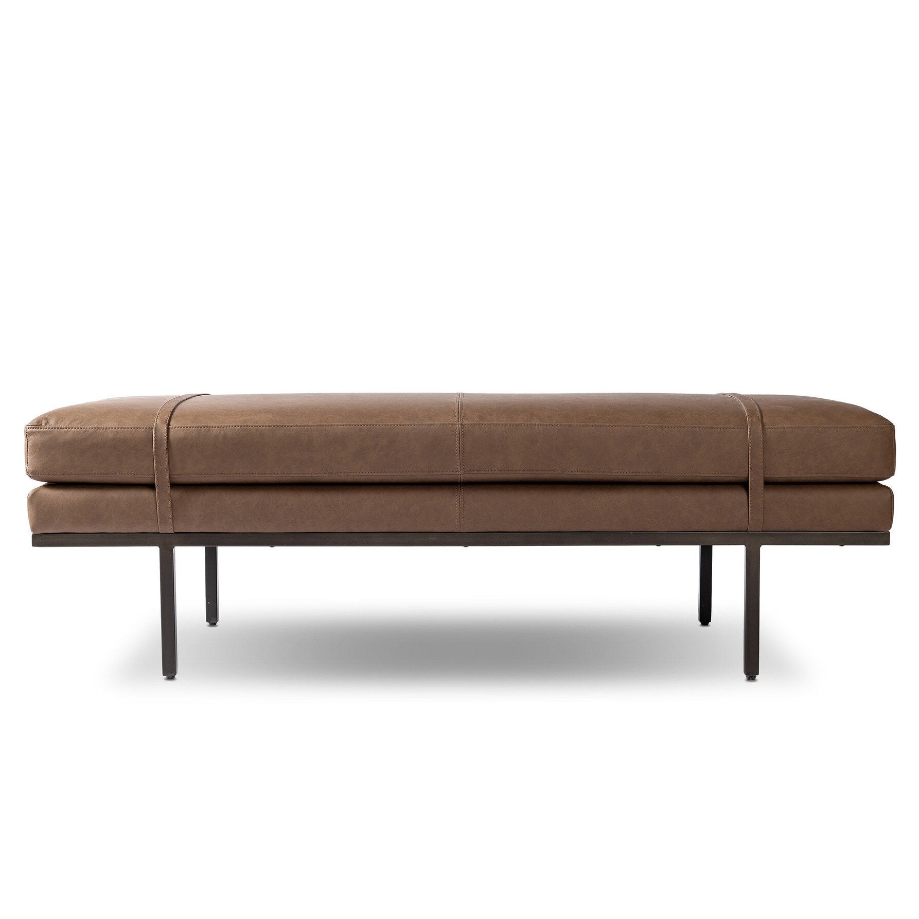 Four Hands Harris Maestro Cigar Accent Bench front view