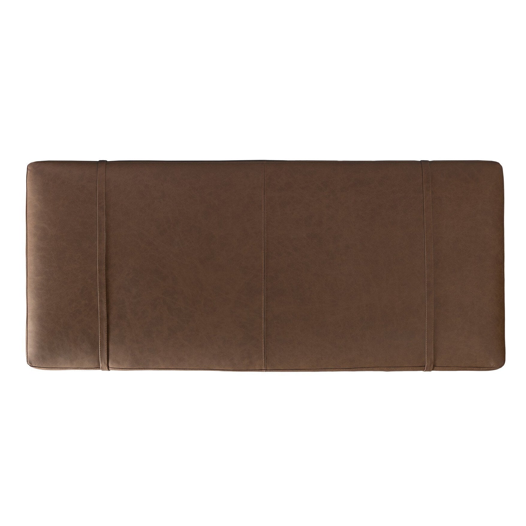 Four Hands Harris Maestro Cigar Accent Bench top-down view